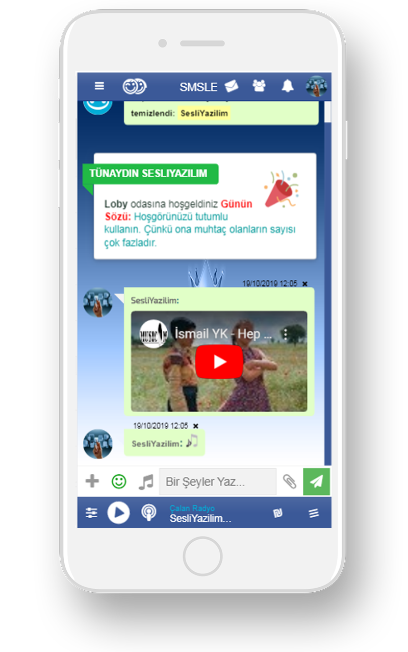 mobil sohbet girisleri